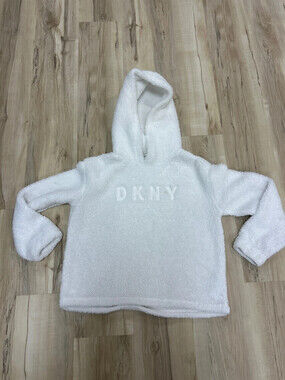 DKNY women’s fuzzy hoodie sweatshirt size XS
